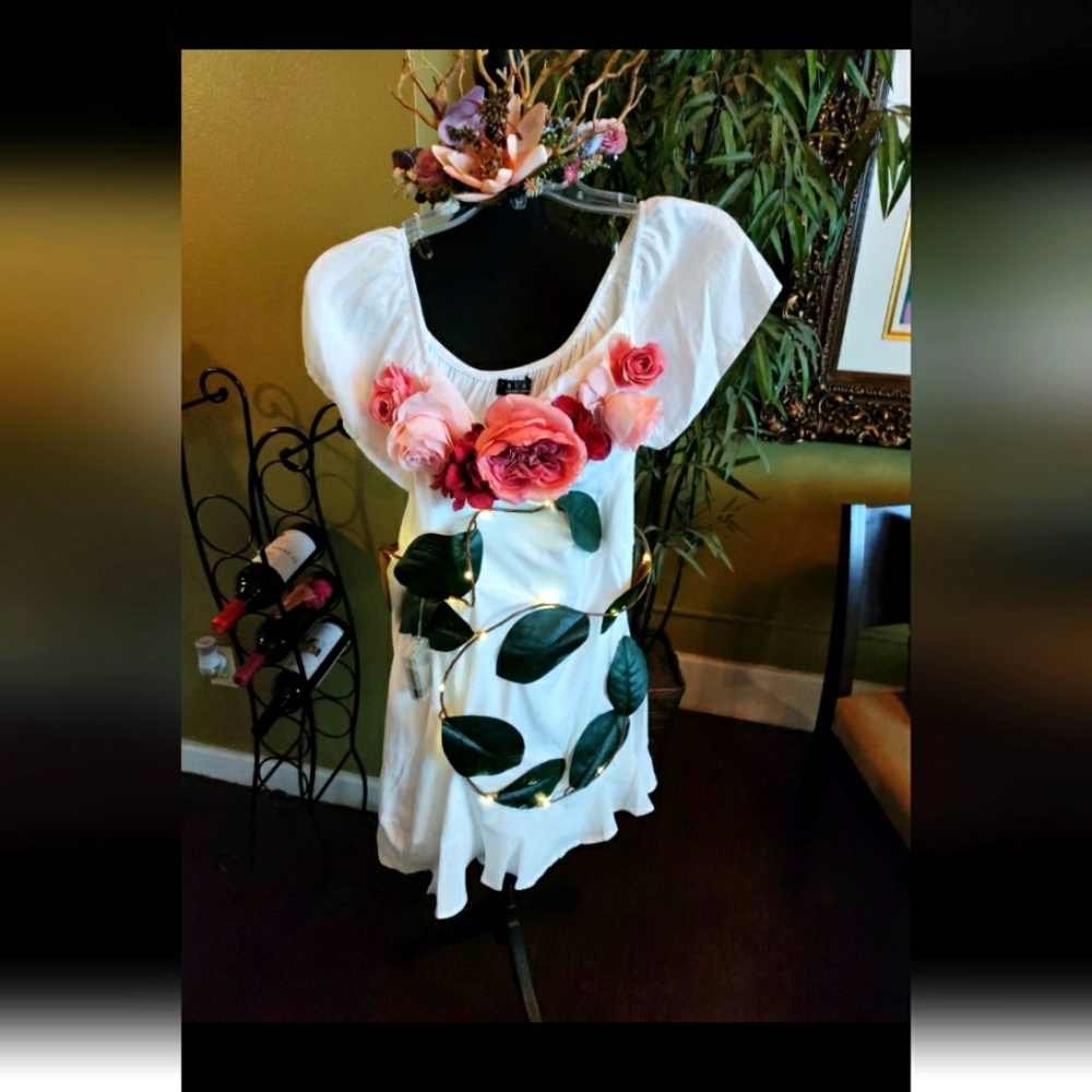Light Up Homemade Mother Nature Halloween Costume